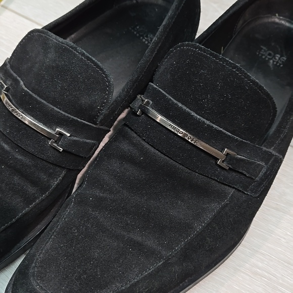 Boss Hugo Boss Mens 50191459 Suede Oxford office Loafer shoes UK 12 US 13 main image 10